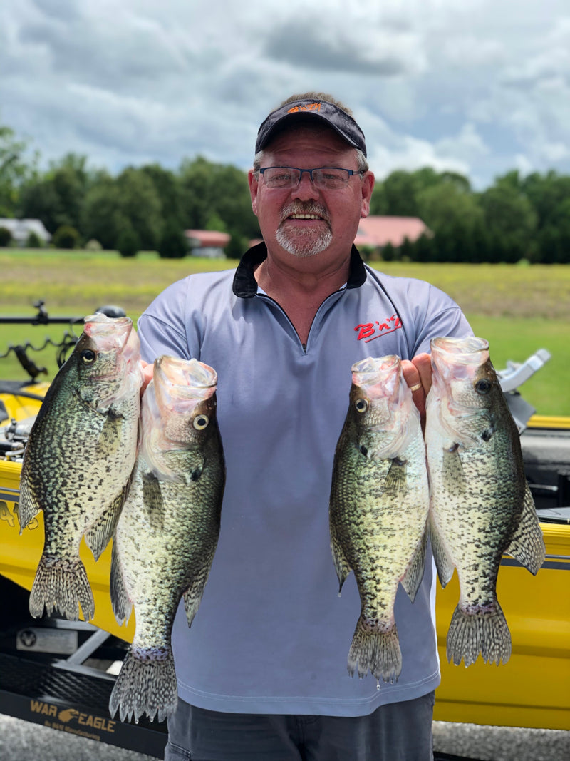 Clear Water Crappie Spawning Tactics With Joel Harris - B'n'M Pole Company