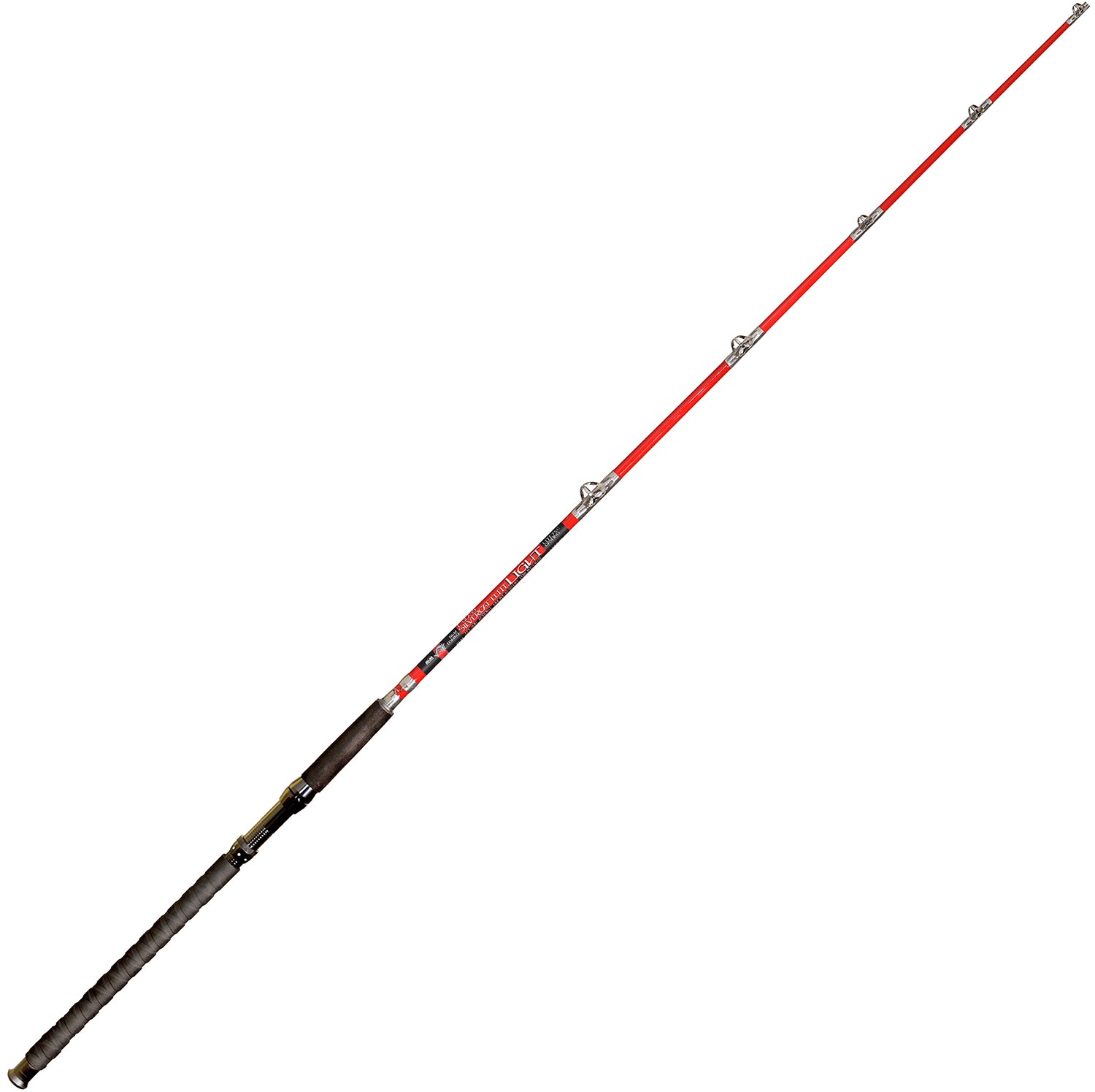 BnM Fishing® MAG70Sn - Silver Cat Magnum 7' 2-Piece Spinning Rod